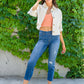 Nikki Mid-Rise Destroyed Boyfriend Jeggings
