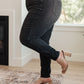 Octavia High Rise Control Top Skinny Jeans in Washed Black