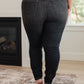 Octavia High Rise Control Top Skinny Jeans in Washed Black