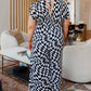 Osborn Wide Leg Patterned Jumpsuit
