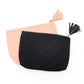 Quilted Travel Zip Pouch in Black