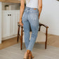 Reese Rhinestone Slim Fit Jeans