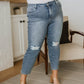 Reese Rhinestone Slim Fit Jeans
