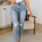 Reese Rhinestone Slim Fit Jeans