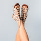 Nola Sandals in Black and White