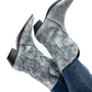 Jersey Metallic Boot in Blue