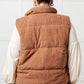 Set Me Up Corduroy Puffer Vest
