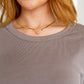 So Good Relaxed Fit Top in Mocha
