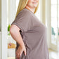 So Good Relaxed Fit Top in Mocha