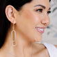 Sonia Link Earrings In Gold