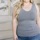 Standard Issue Seamless Longline Tank in Heather Grey