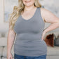 Standard Issue Seamless Longline Tank in Heather Grey