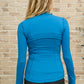 Staying Swift Activewear Jacket in Hawaiian Blue