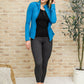 Staying Swift Activewear Jacket in Hawaiian Blue