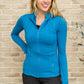 Staying Swift Activewear Jacket in Hawaiian Blue