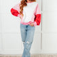Stripes on My Sleeves Color Block Pullover