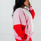 Stripes on My Sleeves Color Block Pullover