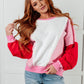 Stripes on My Sleeves Color Block Pullover