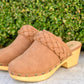 Taylor Braided Clogs In Brown
