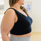 Tell Me More Crop Tank In Black