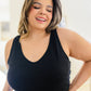 Tell Me More Crop Tank In Black