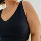Tell Me More Crop Tank In Black