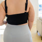 Tell Me More Crop Tank In Black