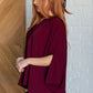 Universal Philosophy Blouse in Wine