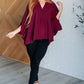 Universal Philosophy Blouse in Wine