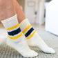 World's Best Dad Socks in Navy and Yellow