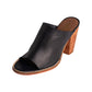 Hallie Heeled Sandal in Black