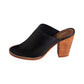 Hallie Heeled Sandal in Black