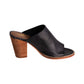 Hallie Heeled Sandal in Black