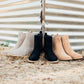 Leonor Suede Ankle Boot in Taupe