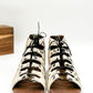 Nola Sandals in Black and White